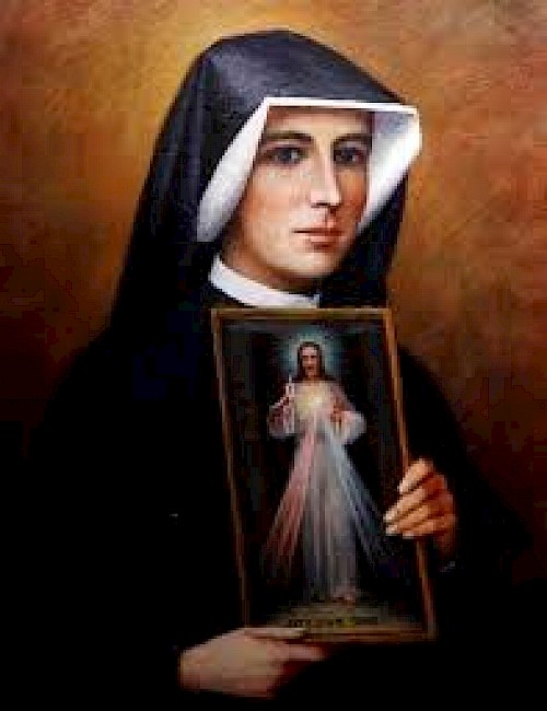 NABOŻEŃSTWO DO&nbsp;ŚW. FAUSTYNY Z&nbsp;UCAŁOWANIEM JEJ RELIKWII - KAŻDA CZWARTA NIEDZIELA MIESIĄCA