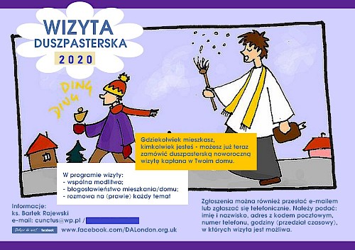 WIZYTA DUSZPASTERSKA - "KOLĘDA" 2020