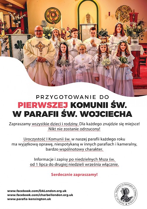 PRZYGOTOWANIE DO&nbsp;PIERWSZEJ KOMUNII ŚW.