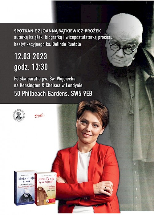 MOJA MISJA TRWA - LONDYŃSKA PREMIERA KSIĄŻKI O&nbsp;KS. DOLINDO RUOTOLO